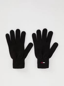 Image of Tommy Jeans Basic Knitted Gloves - Black