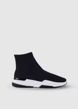 Image of Mallet Womens Sock Runner In Black