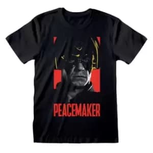 Image of Peacemaker - Profile Unisex Large T-Shirt - Black