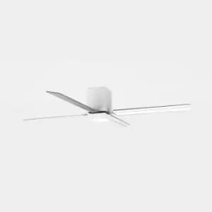 Image of Zonda LED Ceiling Fan White, Sandblasted, 3000-4000-5700K