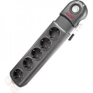Image of APC by Schneider Electric PL5B-DE Surge protection socket strip 5x Anthracite, Grey PG connector