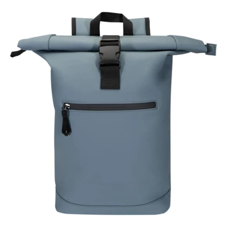 Image of Floso Mens Resi Plus Roll Top 18L Backpack in Blue Blue Male