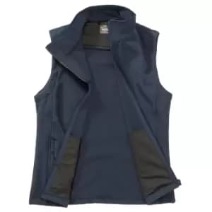 Image of Result Mens Printable Softshell Body Warmer (4XL) (Navy)