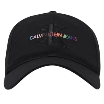Image of Calvin Klein Jeans Calvin Pride Monogram Cap - Black