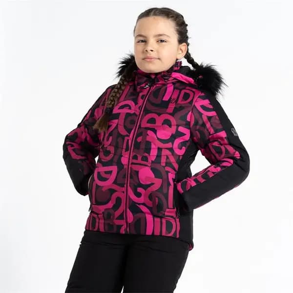 Image of Dare 2b Ding Jacket - Pure Pink Graffiti/Black C9-C10yrs
