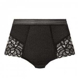 Image of Wacoal Raffine High Brief - BLK Black
