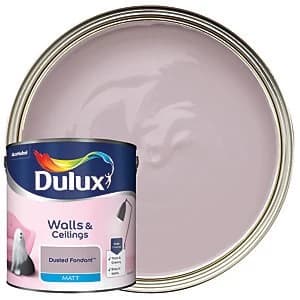 Image of Dulux Walls & Ceilings Dusted Fondant Matt Emulsion Paint 2.5L