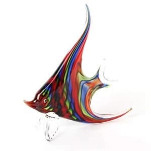 Image of Objets d'art Glass Figurine - Angel Fish