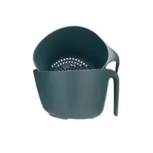 Image of Fusion Twist Mixing Bowl & Colander Set Blue