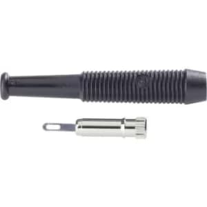 Image of SKS Hirschmann MKU 1 Mini jack socket Socket, straight Pin diameter: 2mm Black