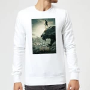 Image of Black Panther Poster Sweatshirt - White