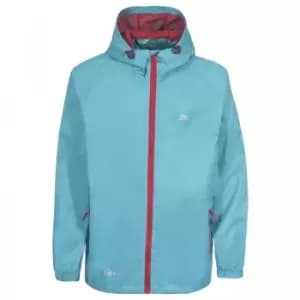 Image of Trespass Childrens/Kids Qikpac X Unisex Packaway Jacket (7/8 Years) (Aquamarine)