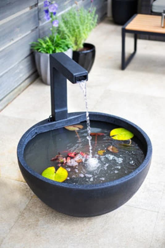 Image of EASY FOUNTAIN Patio Pond - Small, Black 45300