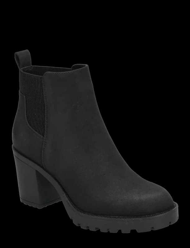 Image of Only Barbara Bootie Heeled Ankle Boots 4 (37) Black 01365503240