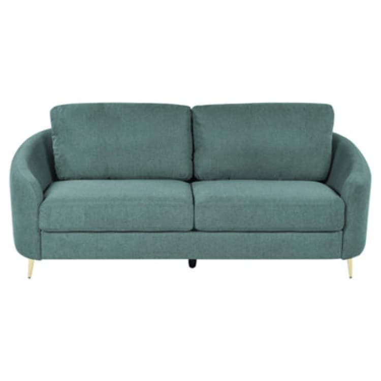 Image of Beliani Sofa 3 Seater Trosa Fabric Green