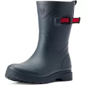 Image of Ariat Womens Kelmarsh Mid Rubber Boots Navy UK 4
