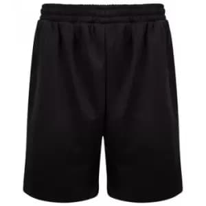 Image of Finden and Hales Mens Knitted Shorts (XS) (Black)