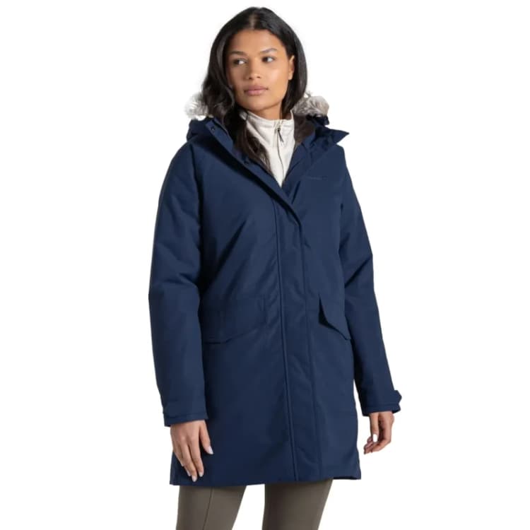 Image of Womens hiking jacket Craghoppers Sofia II Bleu Female 36