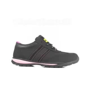 Image of Amblers Steel FS47 S1-P Trainer / Womens Shoes / Safety Shoes (3 UK) (Black)