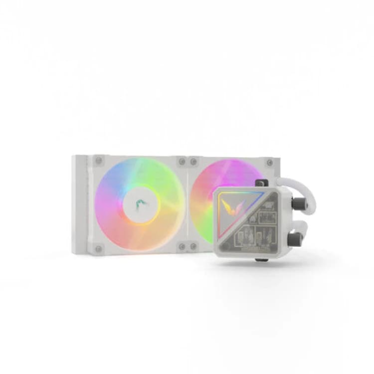 Image of Valkyrie Valkyrie V240 Lite Processor All-in-One liquid cooler 24cm White VK-AIOVL240W