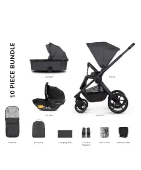 Image of Venicci Tinum Edge 3-in-1 Travel System - Charcoal