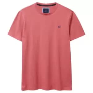 Image of Crew Clothing Mens Classic Tee Rapture Rose Medium