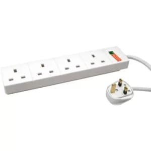 Image of 4 Way Surge Protection Mains Extension Lead 5M
