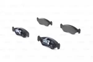 Image of Bosch 0986424416 BP206 Brake Pad Set Disc Brake Front Axle