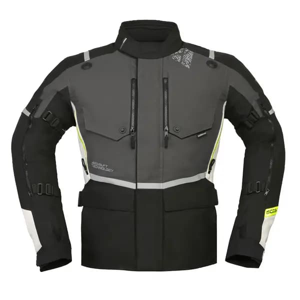 Image of Modeka Trohn Jacket Dark Grey Light Grey XL