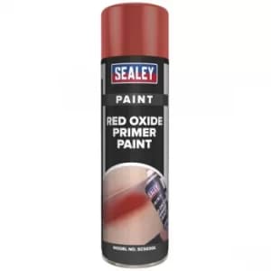 Image of Sealey SCS030S Red Oxide Primer Paint 500ml