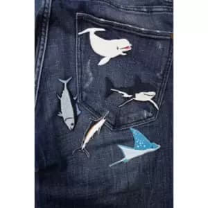 Image of Iron On Patch Sea Creature Set
