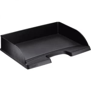 Image of Leitz Plus Landscape Letter Tray - Black