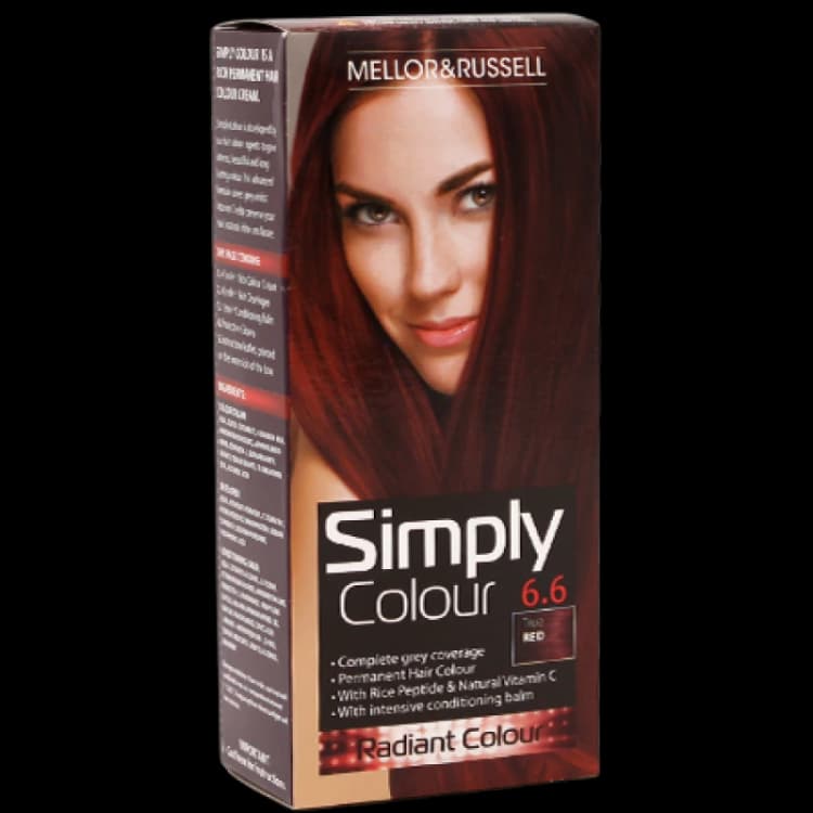 Image of Mellor & Russell Simply Colour Hair Colour - 6.6 True Red 284133