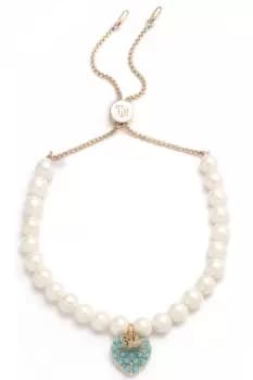 Image of Ladies Lauren Ralph Lauren Jewellery Heart Slider Bracelet 14B00138