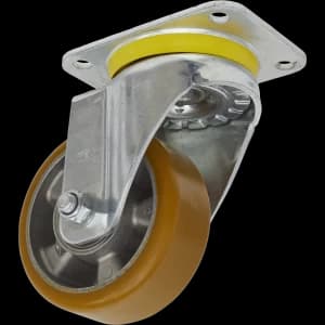 Image of Sealey Swivel Plate Castor Polyurethane 125mm