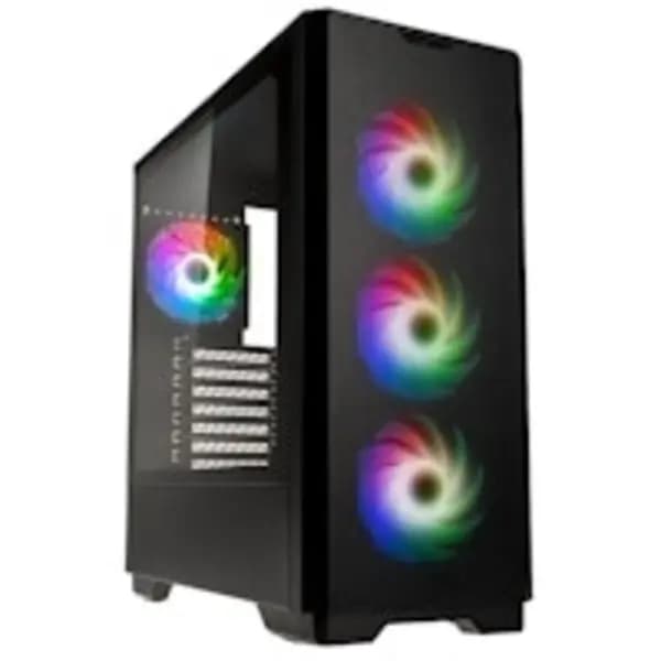 Image of Kolink Unity Solar ARGB Mesh Midi-Tower Case - Black