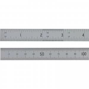Image of Fisher Satin Chrome Engineers Steel Rule 6" / 150mm
