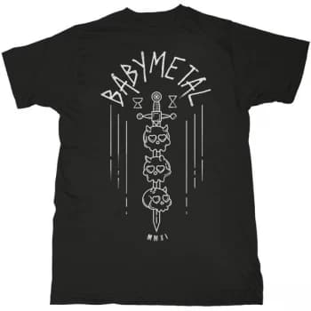 Image of Babymetal - Skull Sword Unisex XX-Large T-Shirt - Black