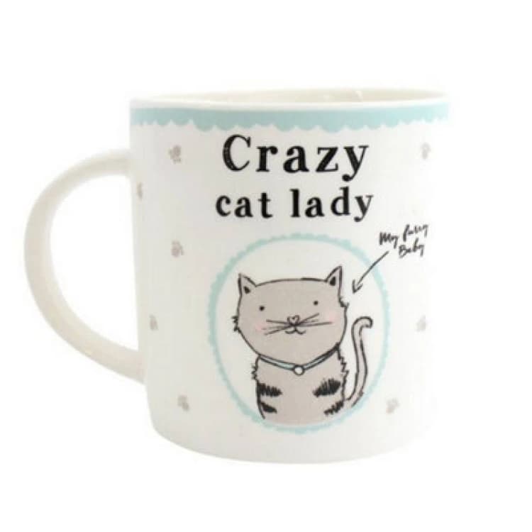Image of Something Different Something Different Crazy Cat Lady Ceramic Boxed Mug Multi One Size Unisex 5057819999259