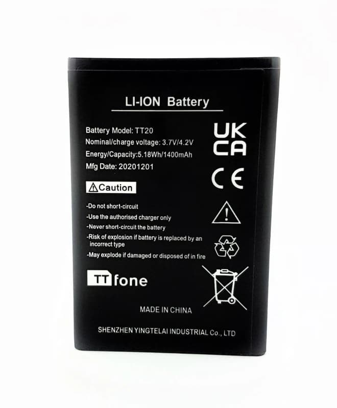Image of TTfone Reliable TTBA20 Battery for TTfone TT20 - Authentic & Durable
