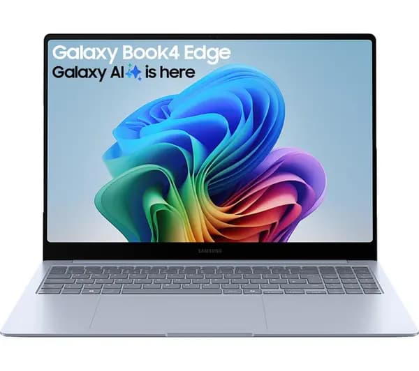 Image of Samsung Galaxy Book4 Edge 16" Laptop - Qualcomm Snapdragon X Elite, 512GB SSD, Sapphire Blue 8806095650845