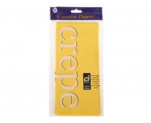 Image of Creativity Crepe Paper 300x50cm Yellow