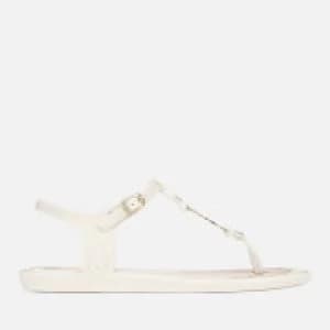 Image of Vivienne Westwood for Melissa Womens Solar 21 Toe Post Sandals - Ivory Orb - UK 3