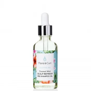 Image of Flora & Curl Coconut Mint Scalp Refresh Pre-Shampoo Oil 50ml