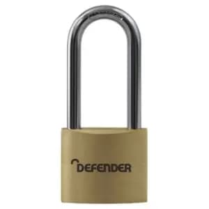 Image of Defender DFBP4/2.5 Brass Padlock Long Shackle 40mm