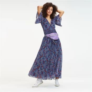 Image of Tommy Jeans Floral Maxi Dress - Floral/Sky 424