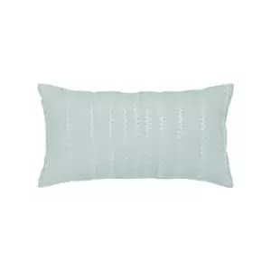 Image of Sanderson - Options Etchings & Roses Cushion 50x30cm Duck Egg
