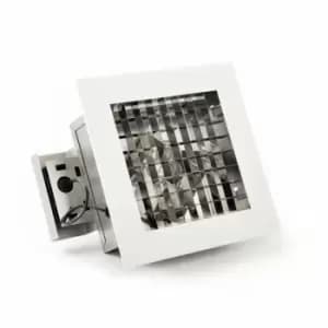 Image of Recessed Outdoor Contemporary Square Light Matt White, IP23