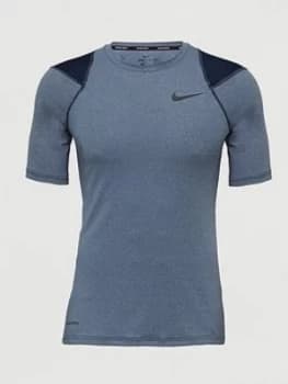 Image of Nike Hypercool Short Sleeve Top - Navy Size M Men
