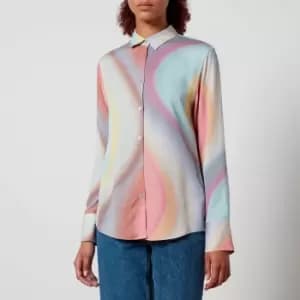 Image of Paul Smith Spray Swirl Twill Shirt - IT 40/UK 8